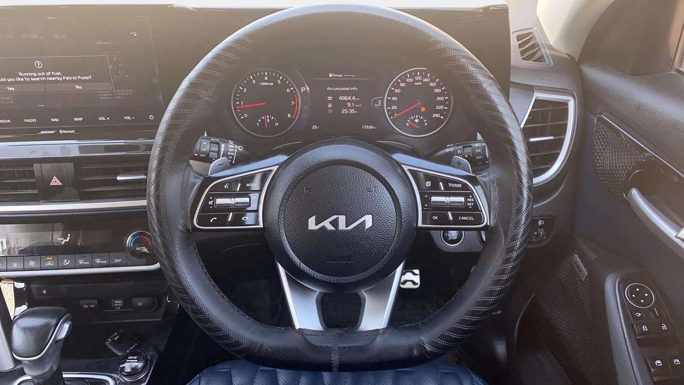 2023 KIA SELTOS X LINE 1.4 DCT, Petrol, Automatic, 17,538 km, Steering Wheel Close Up