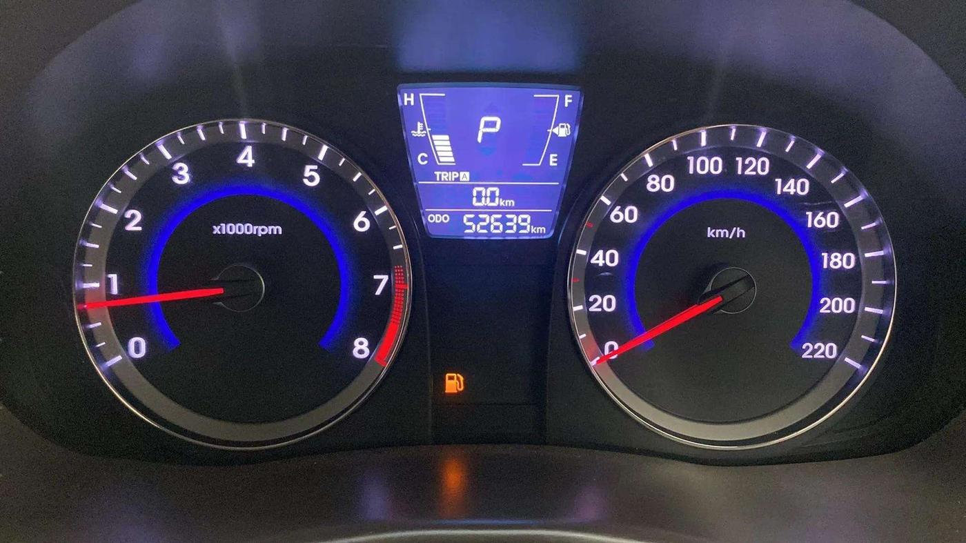 2017 Hyundai Verna 1.6 VTVT SX AT, Petrol, Automatic, 52,617 km, Odometer Image