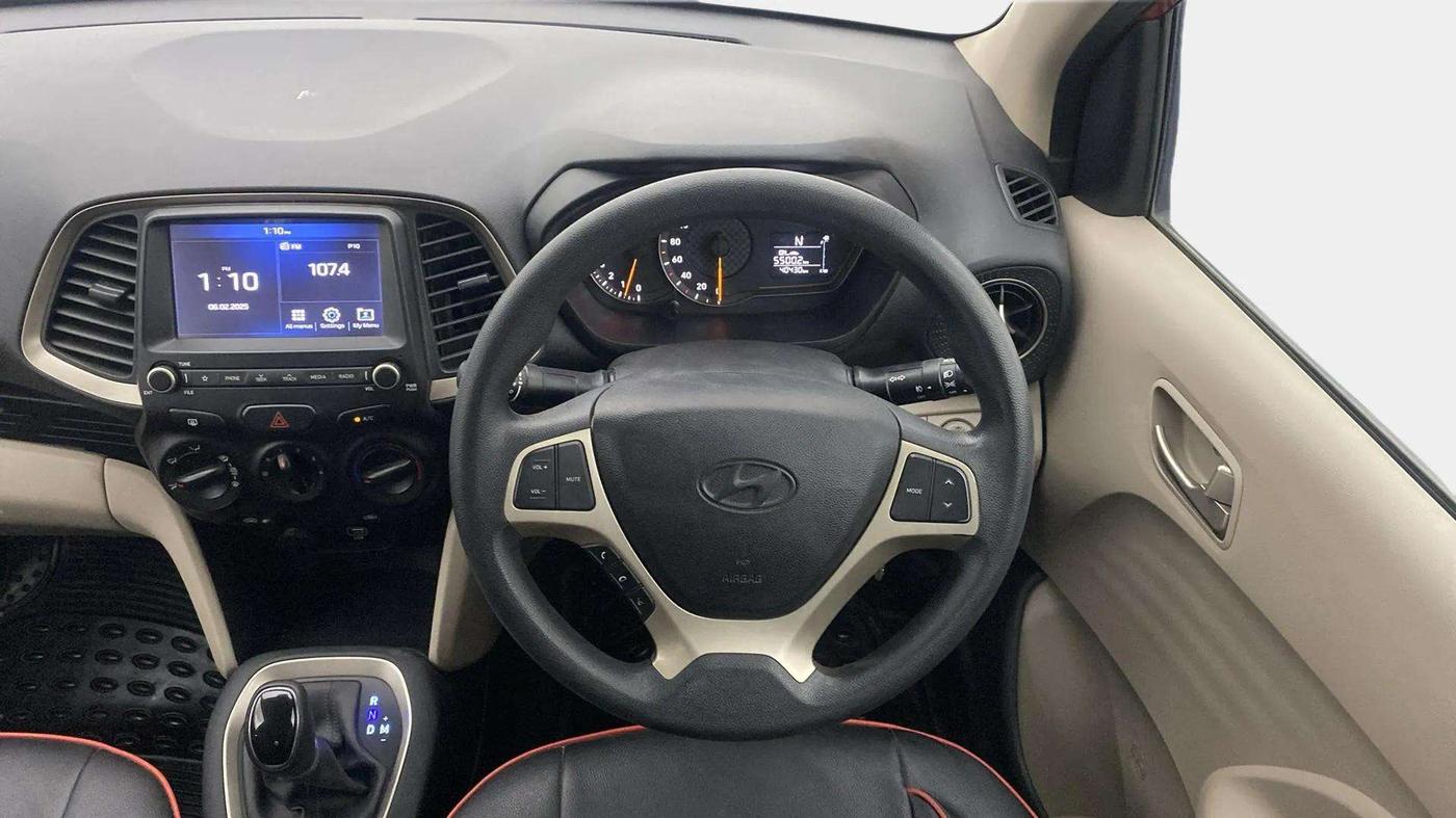 2019 Hyundai NEW SANTRO SPORTZ AMT, Petrol, Automatic, 40,743 km, Steering Wheel Close Up