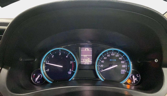 2017 Maruti Ciaz ZDI+ SHVS, Diesel, Manual, 57,778 km, Odometer Image