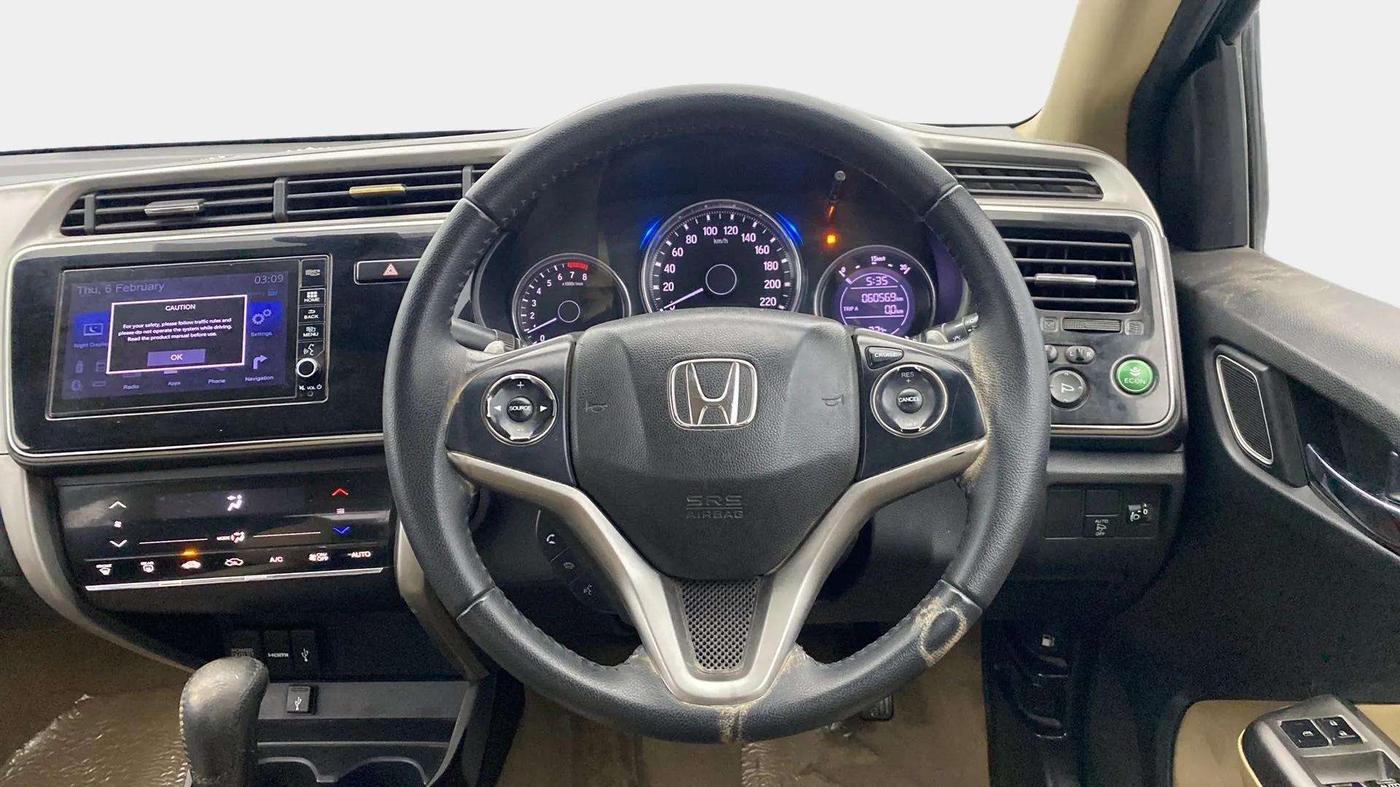 2018 Honda City 1.5L I-VTEC ZX CVT, Petrol, Automatic, 60,628 km, Steering Wheel Close Up