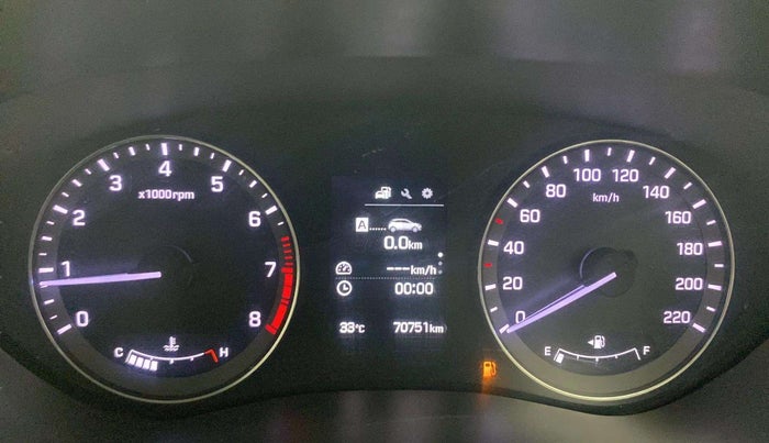 2016 Hyundai Elite i20 ASTA 1.2, Petrol, Manual, 70,725 km, Odometer Image