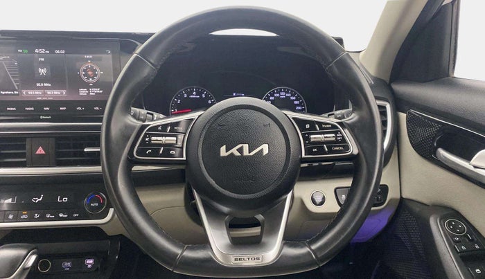 2021 KIA SELTOS HTX IVT 1.5 PETROL, Petrol, Automatic, 63,231 km, Steering Wheel Close Up