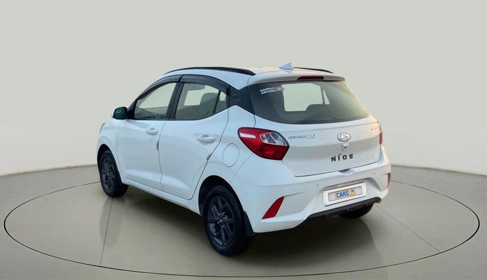 2022 Hyundai GRAND I10 NIOS SPORTZ AMT 1.2 KAPPA VTVT, Petrol, Automatic, 19,141 km, Left Back Diagonal