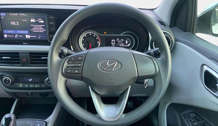 2022 Hyundai GRAND I10 NIOS SPORTZ AMT 1.2 KAPPA VTVT, Petrol, Automatic, 19,141 km, Steering Wheel Close Up