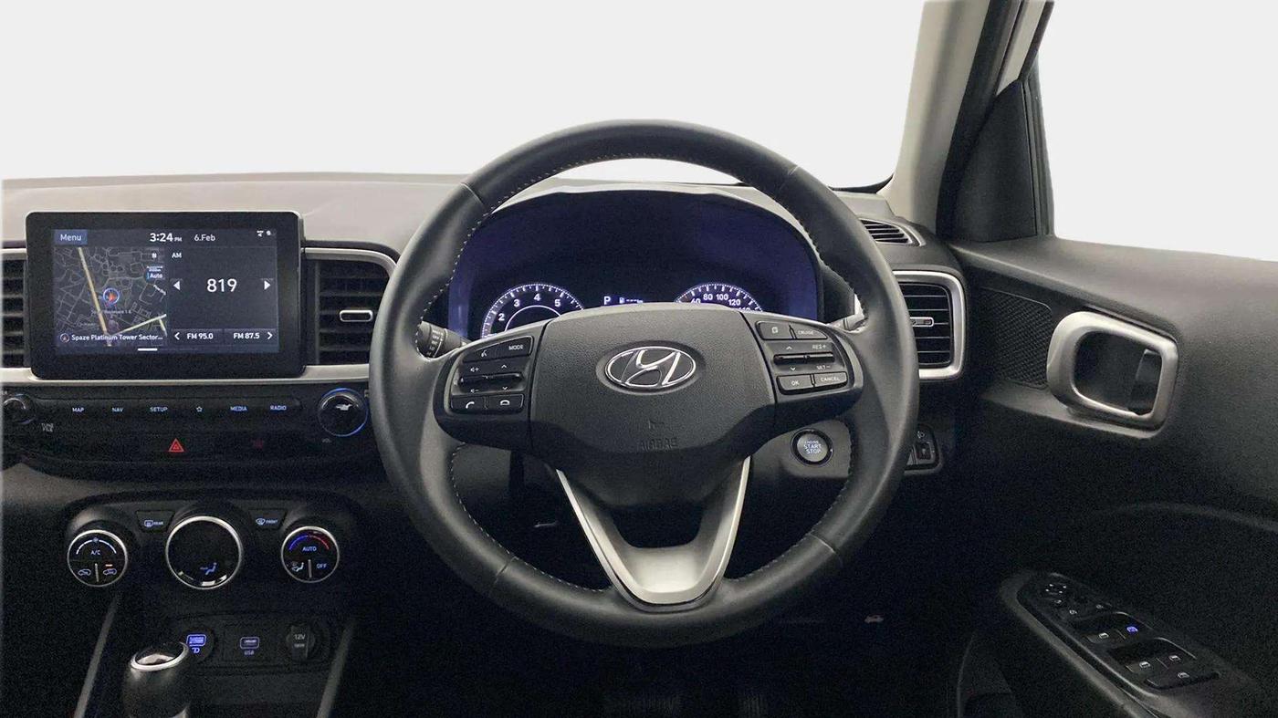 2019 Hyundai VENUE SX PLUS 1.0 TURBO DCT, Petrol, Automatic, 37,278 km, Steering Wheel Close Up
