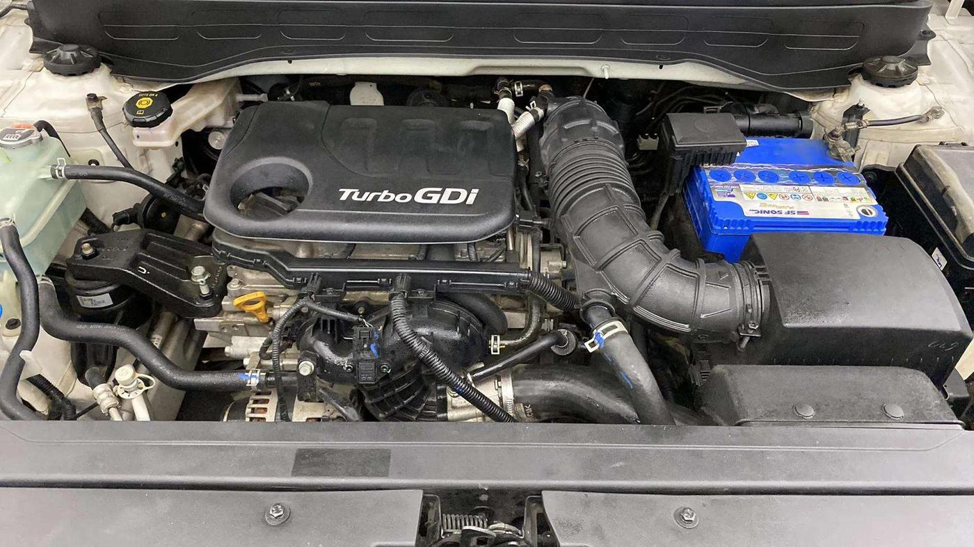 2019 Hyundai VENUE SX PLUS 1.0 TURBO DCT, Petrol, Automatic, 37,278 km, Engine View