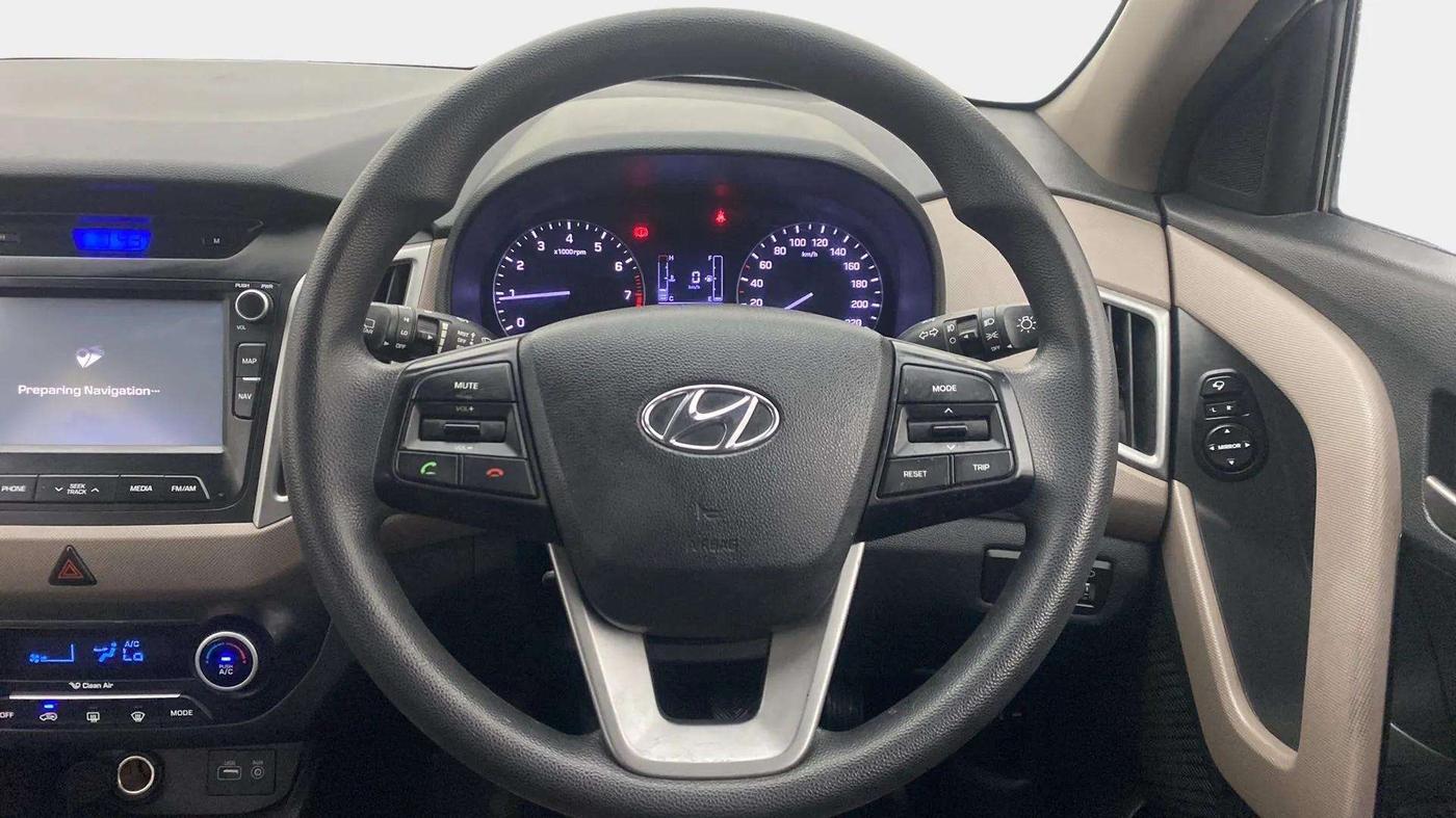 2018 Hyundai Creta SX PLUS 1.6 PETROL, Petrol, Manual, 83,760 km, Steering Wheel Close Up