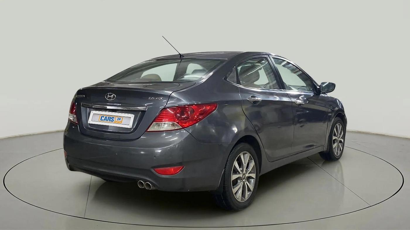 2014 Hyundai Verna FLUIDIC 1.6 VTVT SX, Petrol, Manual, 60,115 km, Right Back Diagonal