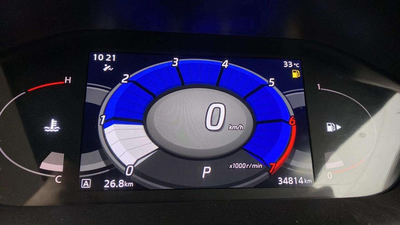 2021 Nissan MAGNITE XV PREMIUM TURBO (O) CVT DUAL TONE, Petrol, Automatic, 34,893 km, Odometer Image