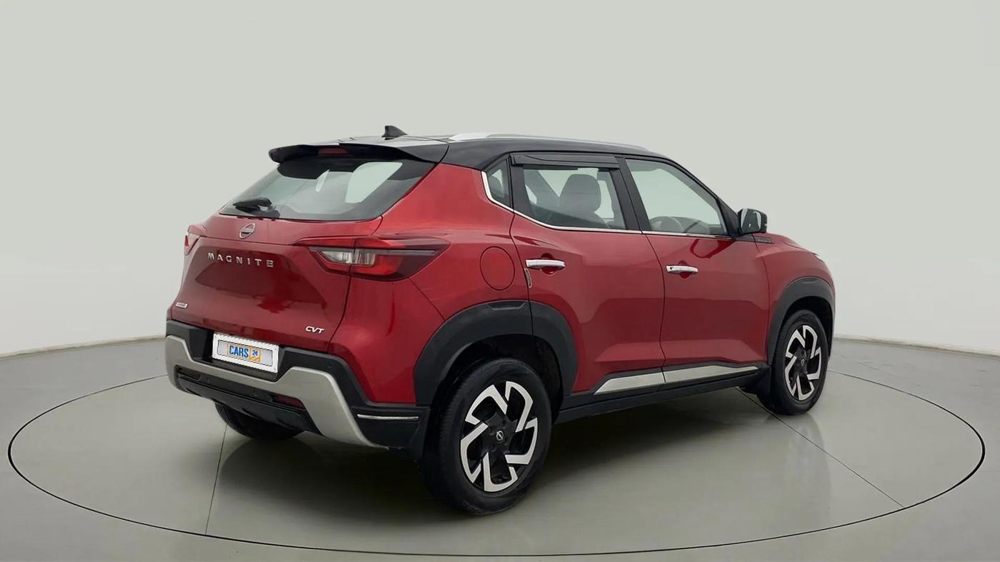 2021 Nissan MAGNITE XV PREMIUM TURBO (O) CVT DUAL TONE, Petrol, Automatic, 34,893 km, Right Back Diagonal