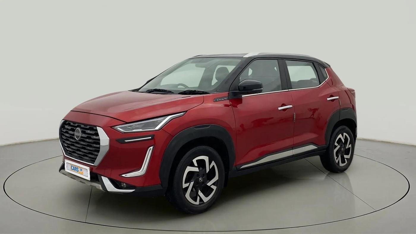 2021 Nissan MAGNITE XV PREMIUM TURBO (O) CVT DUAL TONE, Petrol, Automatic, 34,893 km, Left Front Diagonal