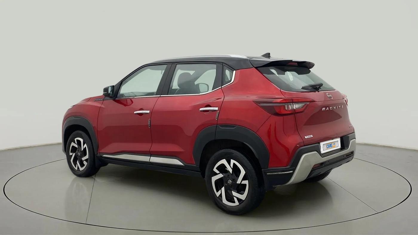 2021 Nissan MAGNITE XV PREMIUM TURBO (O) CVT DUAL TONE, Petrol, Automatic, 34,893 km, Left Back Diagonal