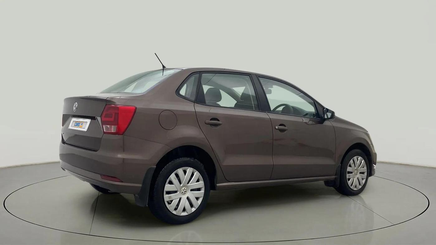 2016 Volkswagen Ameo COMFORTLINE 1.2L, Petrol, Manual, 80,741 km, Right Back Diagonal