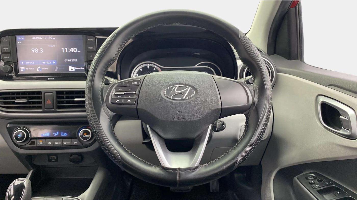 2022 Hyundai GRAND I10 NIOS SPORTZ AMT 1.2 KAPPA VTVT, Petrol, Automatic, 37,547 km, Steering Wheel Close Up