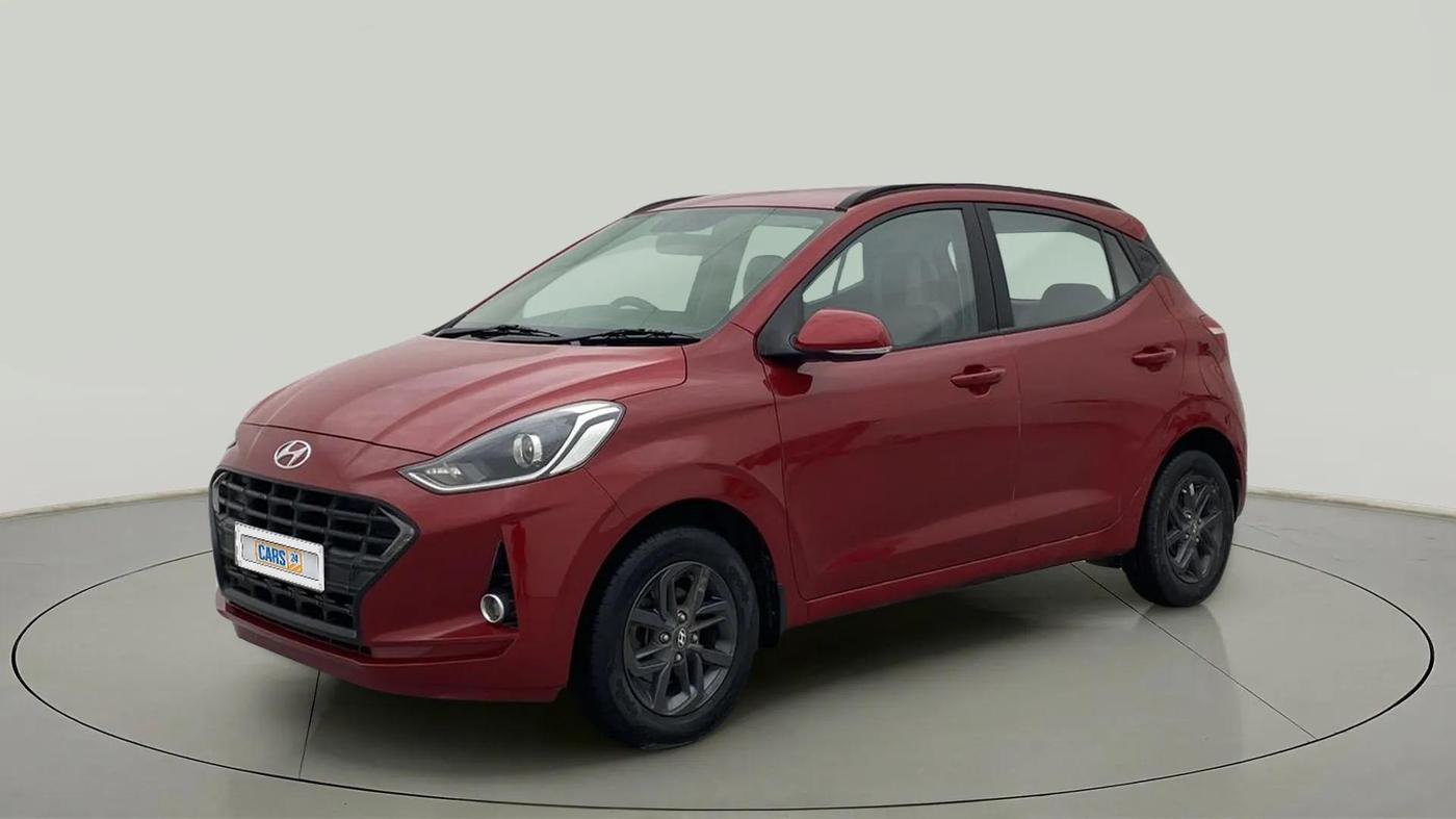 2022 Hyundai GRAND I10 NIOS SPORTZ AMT 1.2 KAPPA VTVT, Petrol, Automatic, 37,547 km, Left Front Diagonal