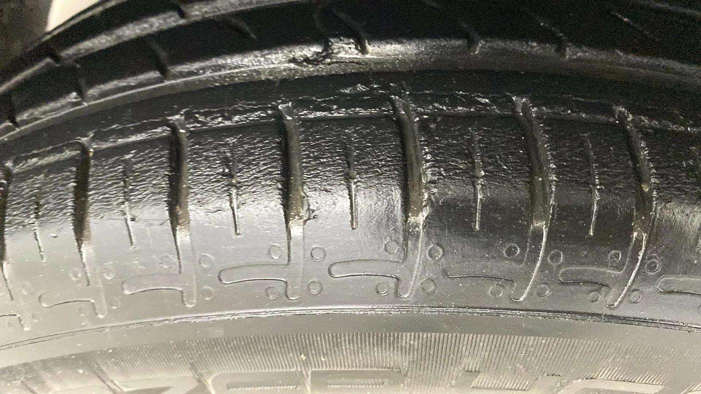2022 Hyundai AURA S 1.2 CNG, CNG, Manual, 31,709 km, Left Rear Tyre Tread