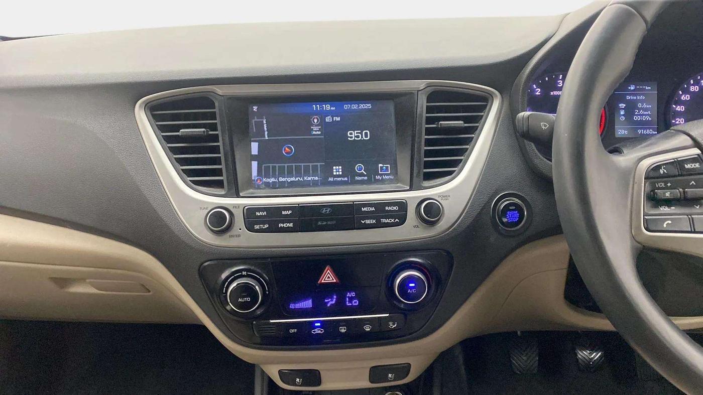 2019 Hyundai Verna 1.6 SX (O) CRDI MT, Diesel, Manual, 92,104 km, Air Conditioner