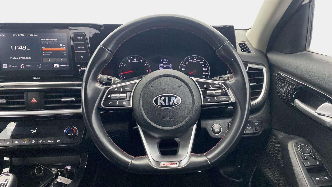 2019 KIA SELTOS GTX 1.4 PETROL, Petrol, Manual, 21,587 km, Steering Wheel Close Up