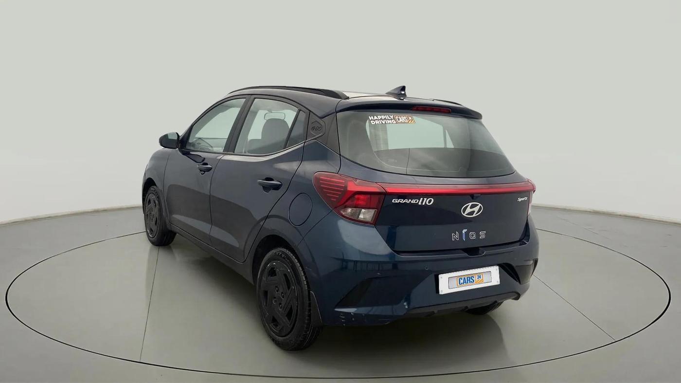 2023 Hyundai GRAND I10 NIOS SPORTZ 1.2 KAPPA VTVT, Petrol, Manual, 18,221 km, Left Back Diagonal