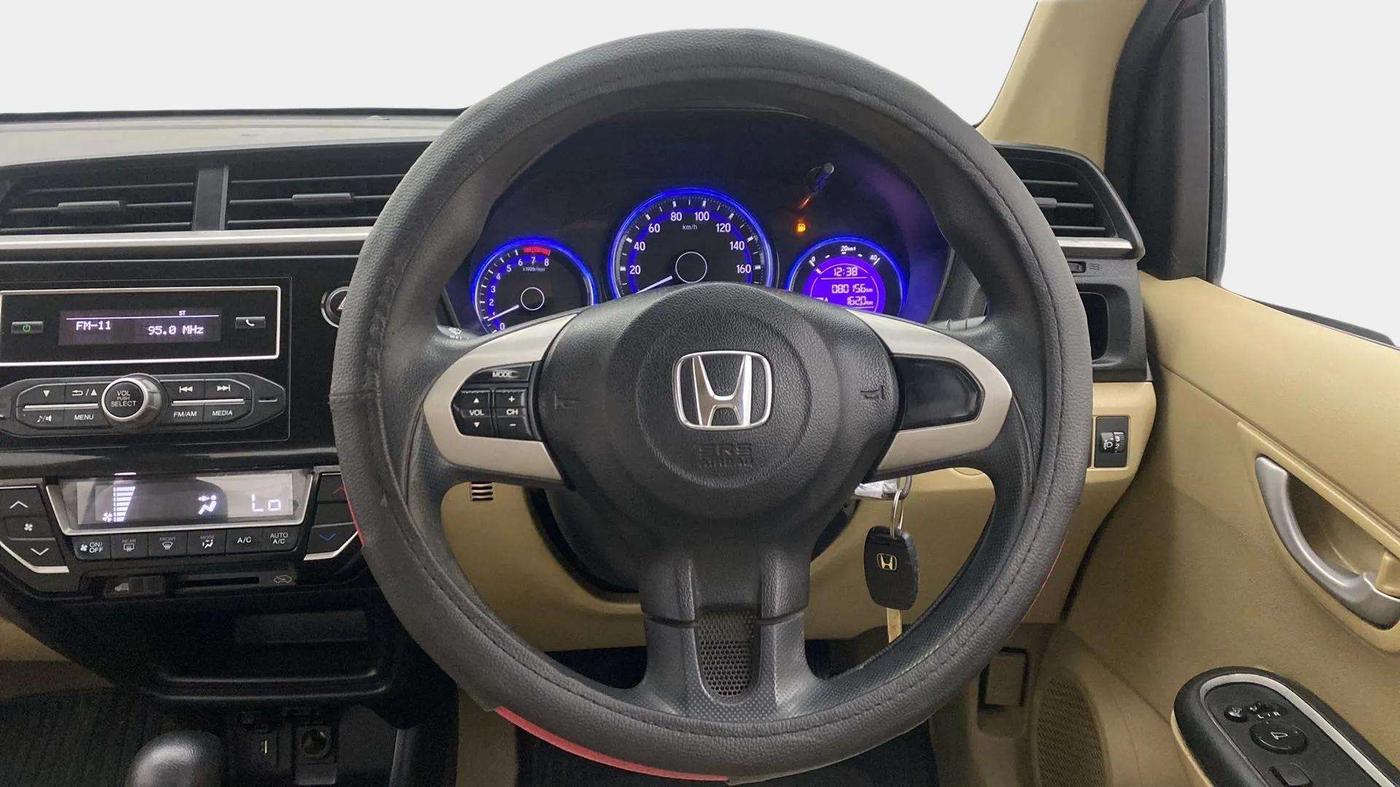 2018 Honda Amaze 1.2L I-VTEC VX AT, Petrol, Automatic, 80,609 km, Steering Wheel Close Up