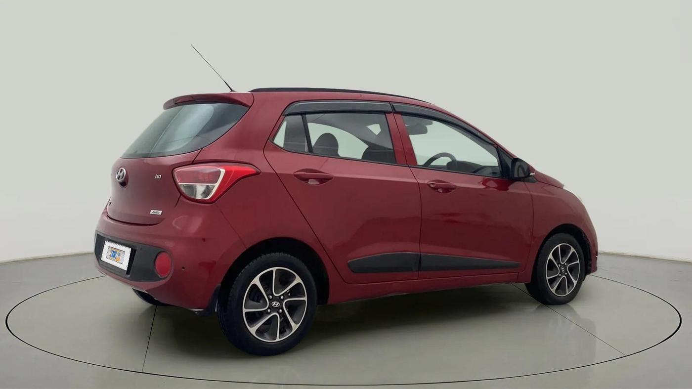 2017 Hyundai Grand i10 SPORTZ (O) AT 1.2 KAPPA VTVT, Petrol, Automatic, 33,378 km, Right Back Diagonal
