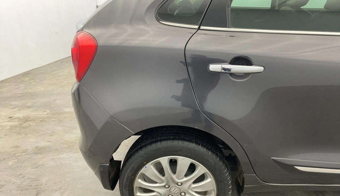 2017 Maruti Baleno ZETA CVT PETROL 1.2, Petrol, Automatic, 38,045 km, Right quarter panel - Minor scratches