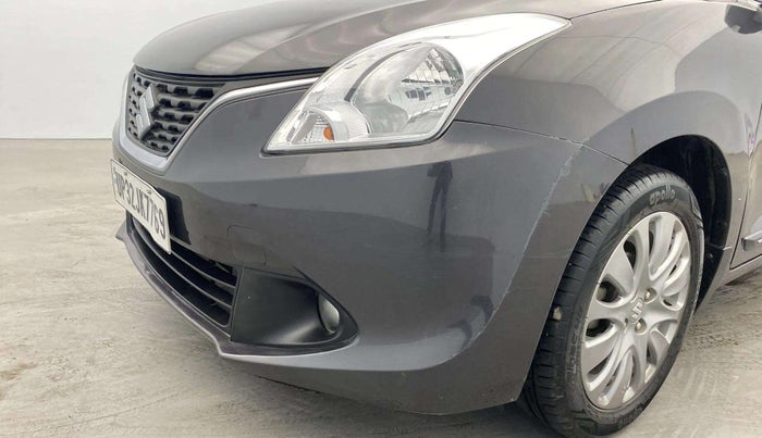 2017 Maruti Baleno ZETA CVT PETROL 1.2, Petrol, Automatic, 38,045 km, Front bumper - Paint has minor damage