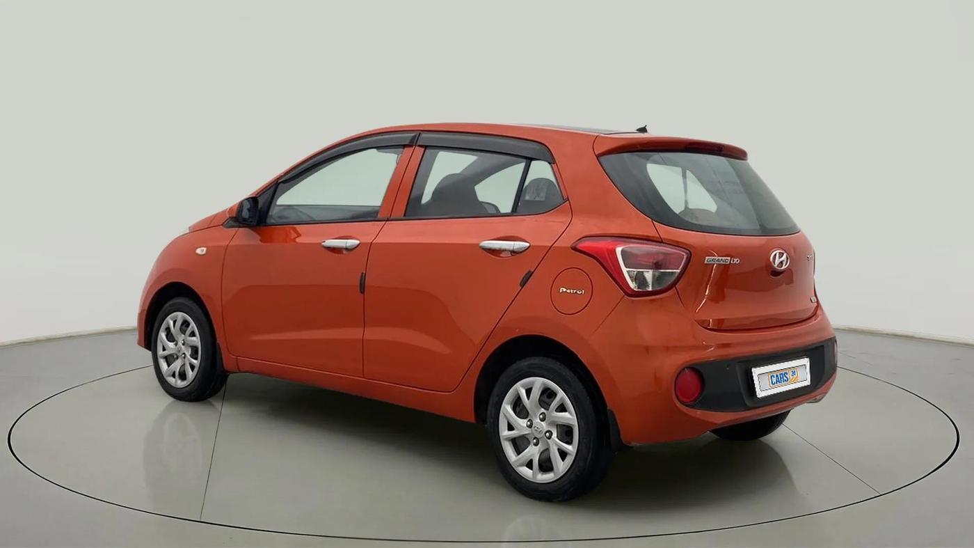 2017 Hyundai Grand i10 SPORTZ 1.2 KAPPA VTVT, Petrol, Manual, 76,342 km, Left Back Diagonal