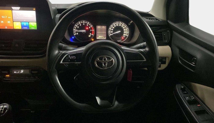 2022 Toyota Glanza S, Petrol, Manual, 38,677 km, Steering Wheel Close Up