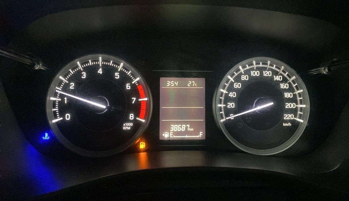 2022 Toyota Glanza S, Petrol, Manual, 38,677 km, Odometer Image