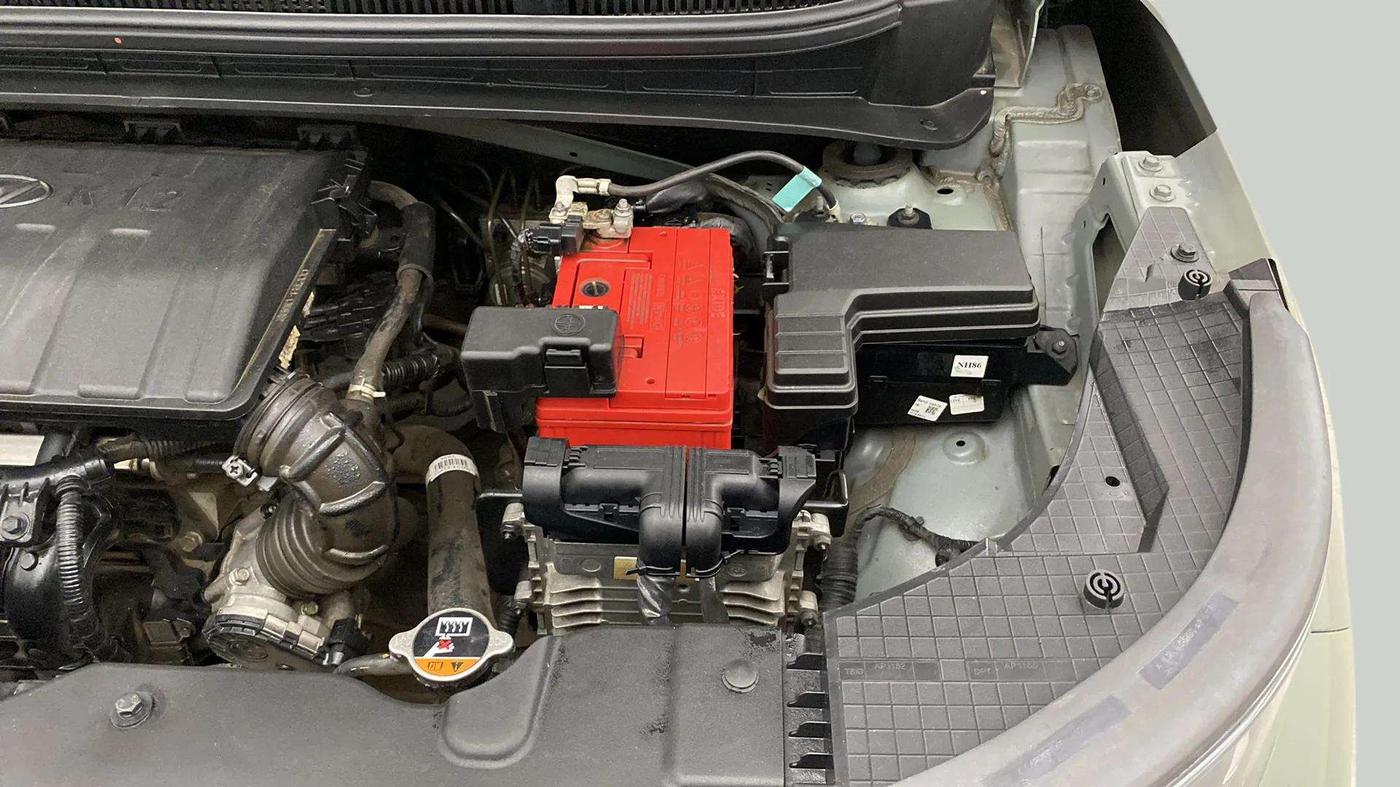 2023 Hyundai EXTER SX(O) CONNECT 1.2 AMT, Petrol, Automatic, 17,415 km, Engine View - Left