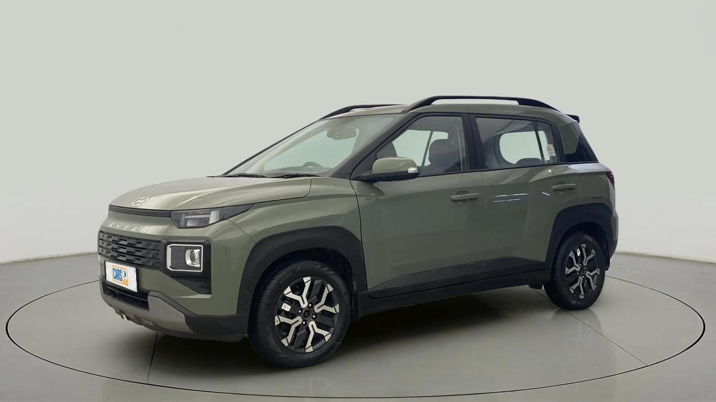 2023 Hyundai EXTER SX(O) CONNECT 1.2 AMT, Petrol, Automatic, 17,415 km, Left Front Diagonal
