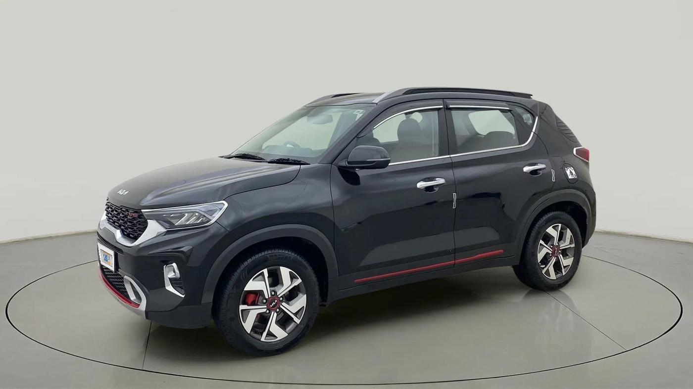 2022 KIA SONET GTX PLUS 1.5, Diesel, Manual, 33,609 km, Left Front Diagonal