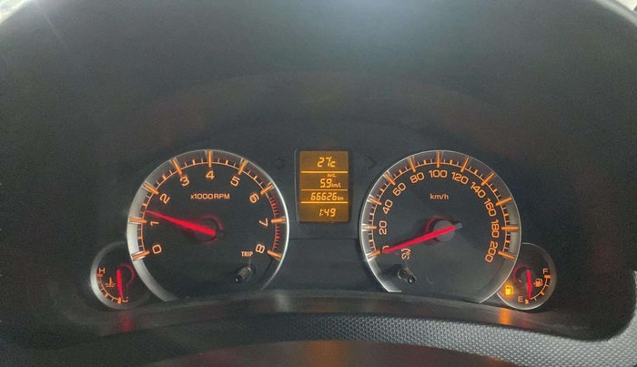 2013 Maruti Swift Dzire ZXI, Petrol, Manual, 66,660 km, Odometer Image