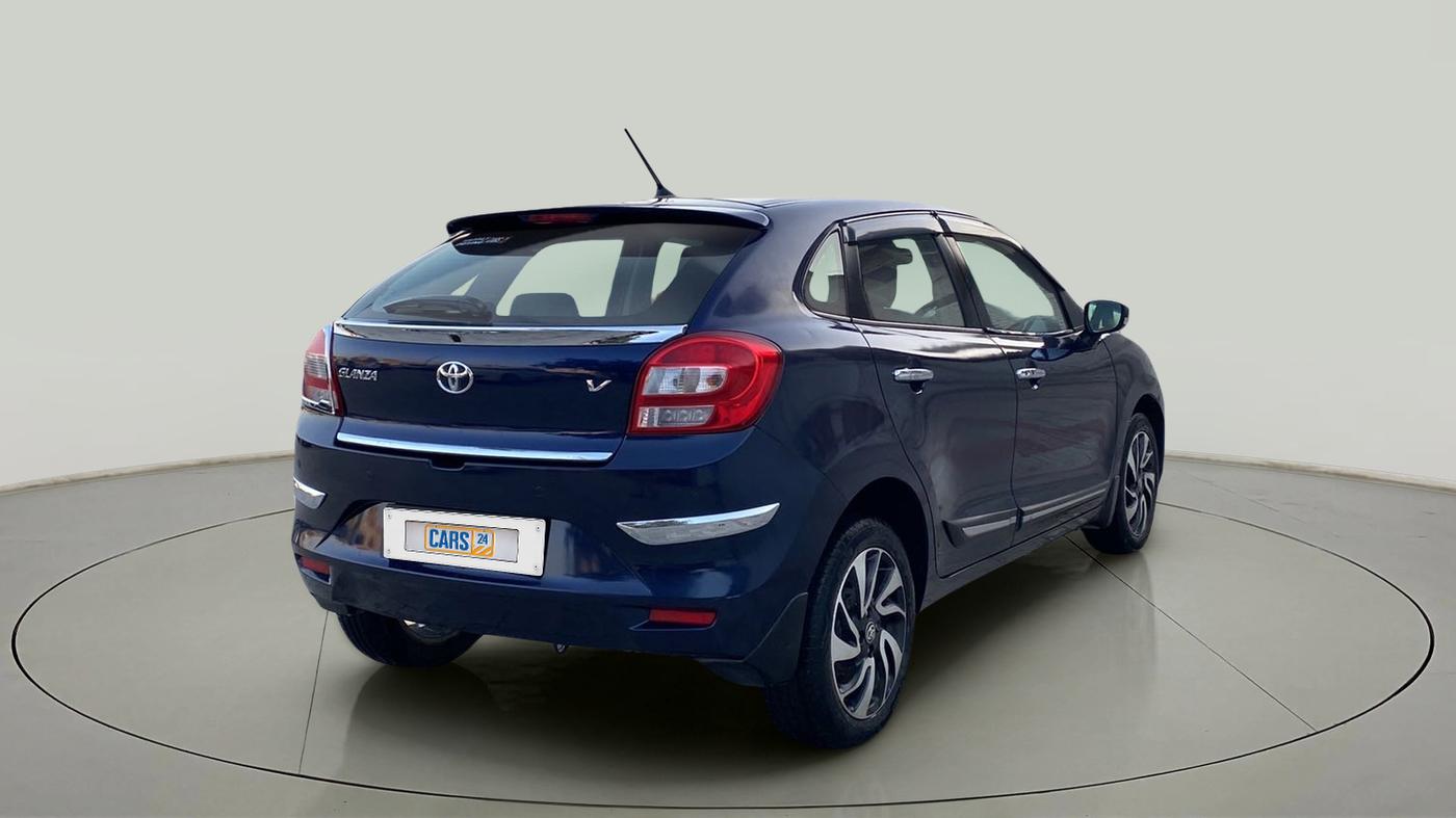2019 Toyota Glanza V, Petrol, Manual, 49,292 km, Right Back Diagonal