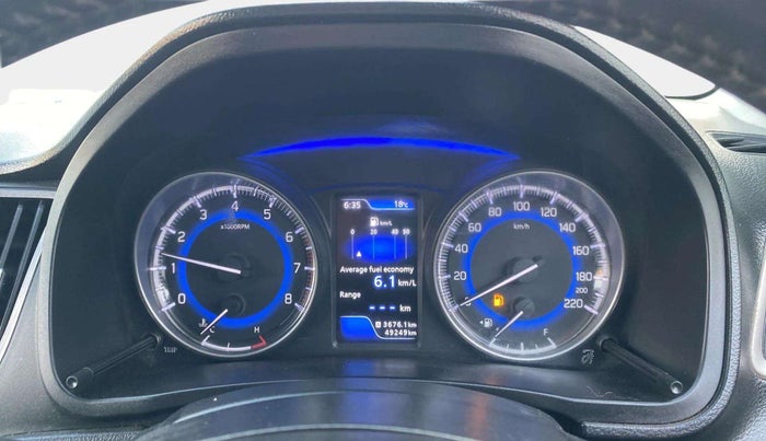 2019 Toyota Glanza V, Petrol, Manual, 49,265 km, Odometer Image