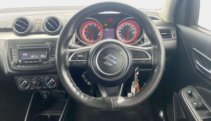 2019 Maruti Swift VXI, Petrol, Manual, 33,430 km, Steering Wheel Close Up