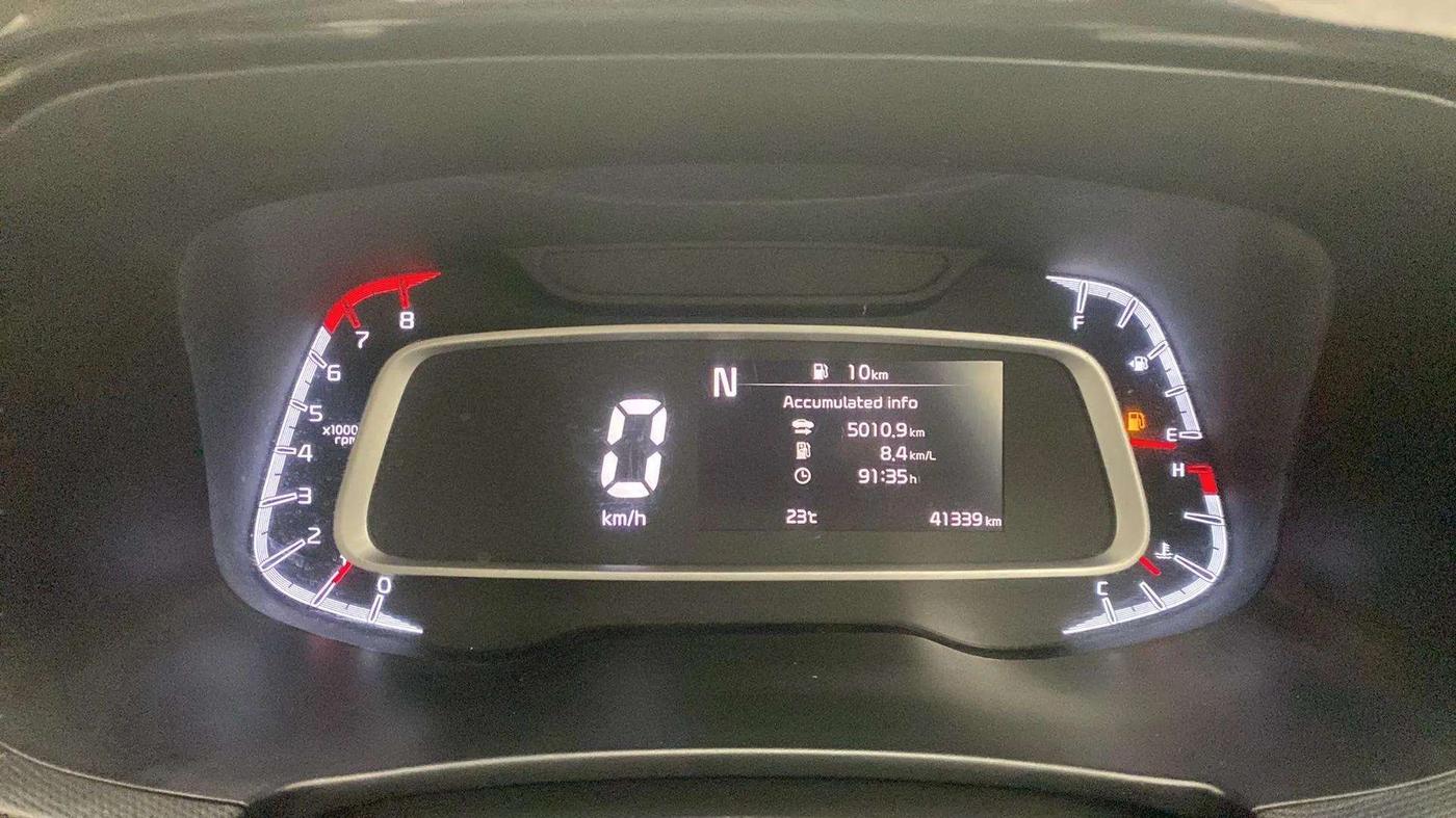 2021 KIA SONET HTX PLUS 1.0 IMT, Petrol, Manual, 41,371 km, Odometer Image