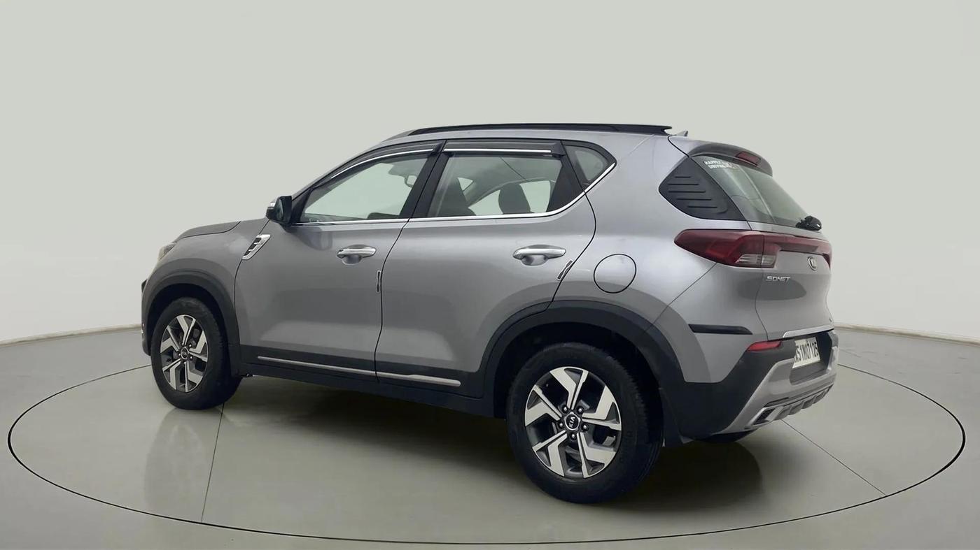 2021 KIA SONET HTX PLUS 1.0 IMT, Petrol, Manual, 41,371 km, Left Back Diagonal