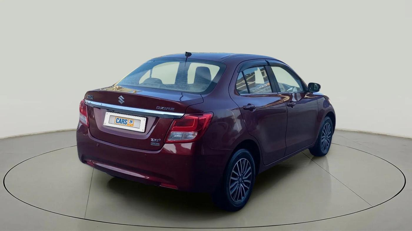 2018 Maruti Dzire ZXI PLUS AMT, Petrol, Automatic, 83,353 km, Right Back Diagonal