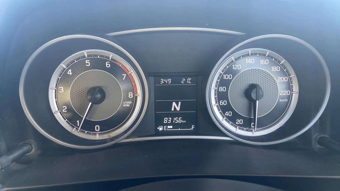 2018 Maruti Dzire ZXI PLUS AMT, Petrol, Automatic, 83,353 km, Odometer Image