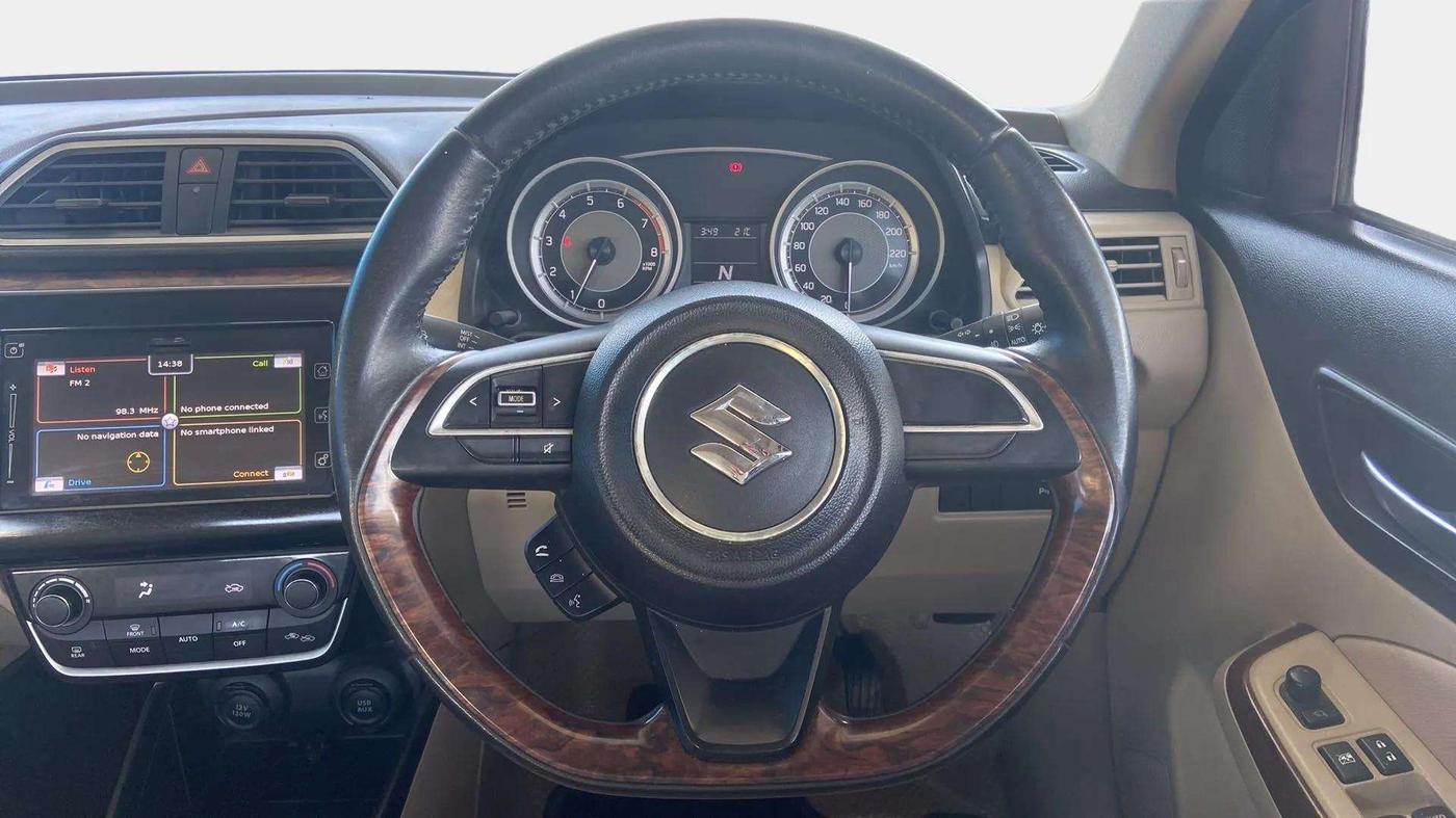 2018 Maruti Dzire ZXI PLUS AMT, Petrol, Automatic, 83,353 km, Steering Wheel Close Up