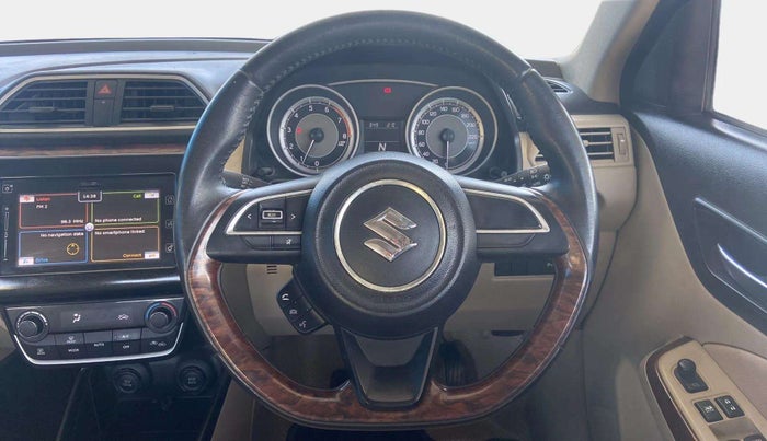 2018 Maruti Dzire ZXI PLUS AMT, Petrol, Automatic, 83,219 km, Steering Wheel Close Up