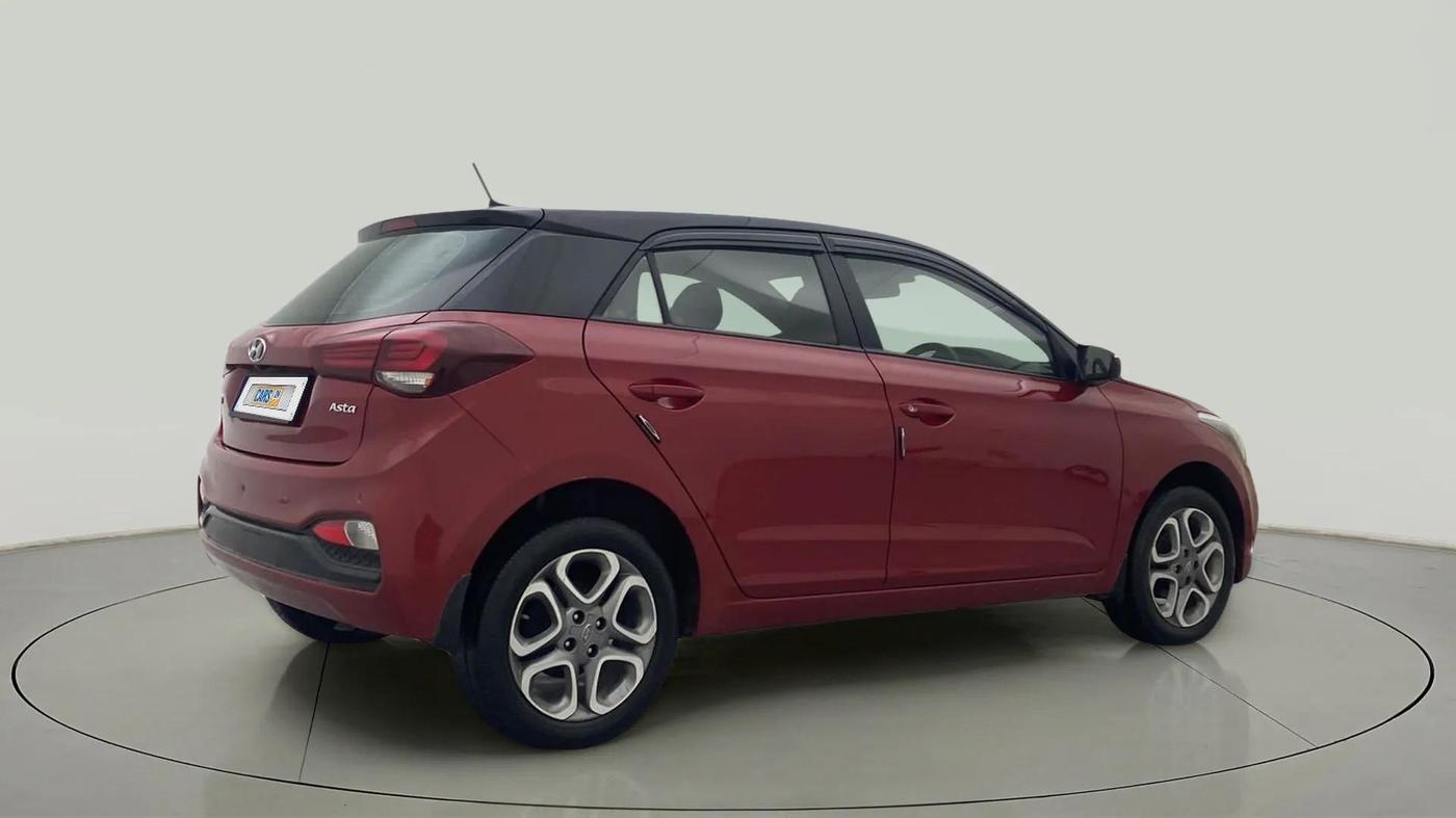 2018 Hyundai Elite i20 ASTA 1.2 DUAL TONE, Petrol, Manual, 49,694 km, Right Back Diagonal