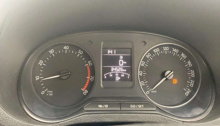 2019 Skoda Rapid STYLE 1.6 MPI, Petrol, Manual, 34,479 km, Odometer Image