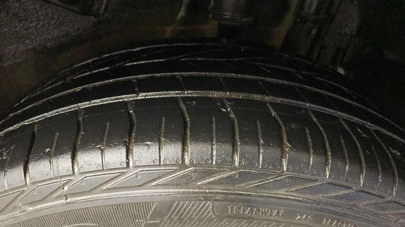 2021 Tata NEXON XZ PLUS PETROL, Petrol, Manual, 61,477 km, Left Rear Tyre Tread