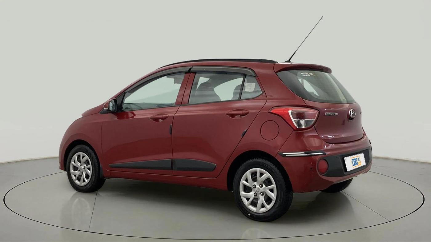 2018 Hyundai Grand i10 SPORTZ 1.2 KAPPA VTVT, Petrol, Manual, 63,703 km, Left Back Diagonal