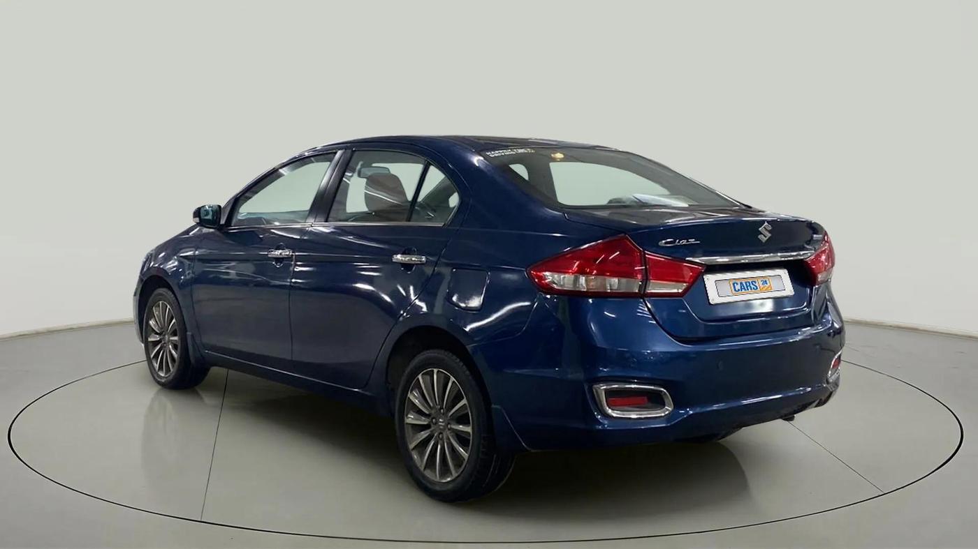 2020 Maruti Ciaz ALPHA  AT 1.5 SHVS PETROL, Petrol, Automatic, 24,209 km, Left Back Diagonal