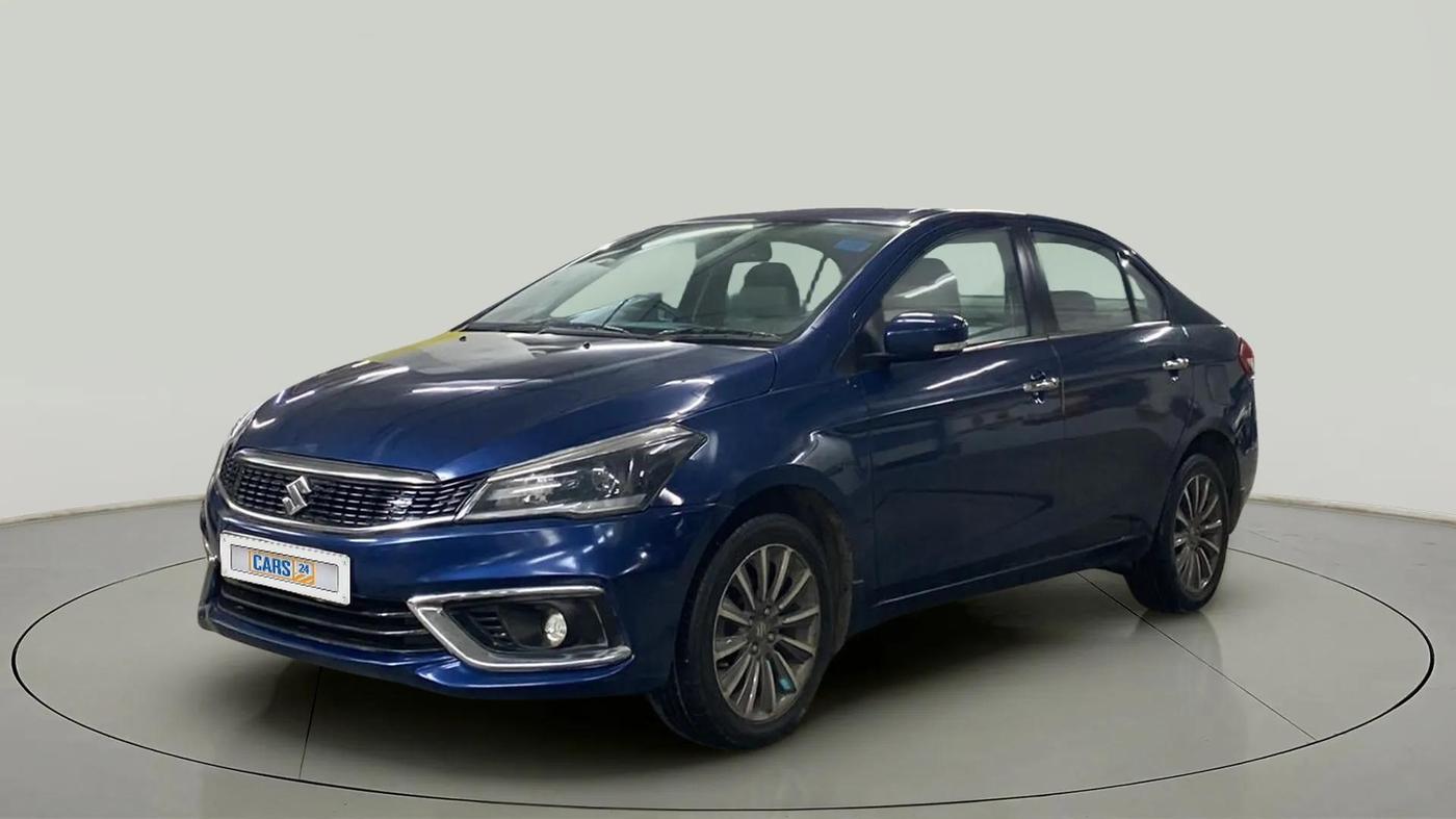 2020 Maruti Ciaz ALPHA  AT 1.5 SHVS PETROL, Petrol, Automatic, 24,209 km, Left Front Diagonal